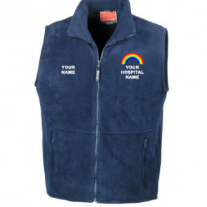 National Health Services Embroidered Rainbow Circle Badge NHS Zip Hoodie XS-3XL